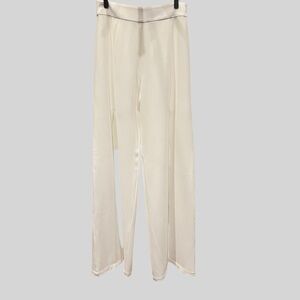 Nookie Cream Wide Leg Pants